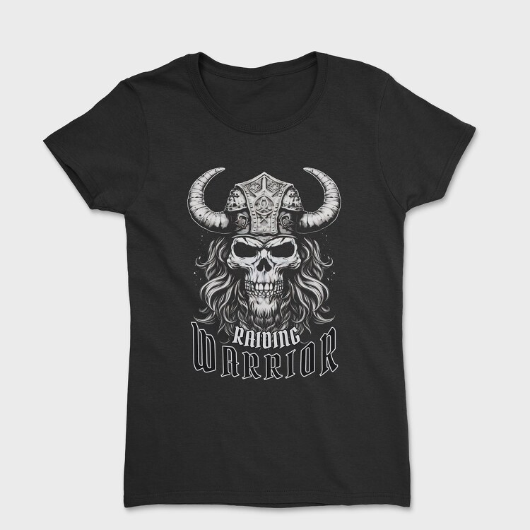Skull Viking Warrior, Дамска Тениска