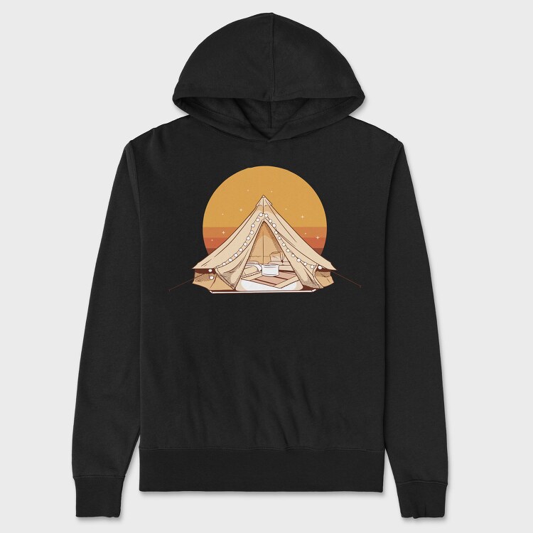 Retro Glamping, Unisex Men's Hoodie