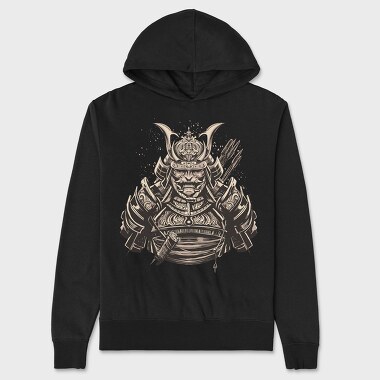 Samurai Warrior Dark, Unisex Men's Hoodie