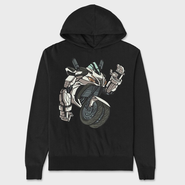 Motorclycle K N, Unisex Men's Hoodie
