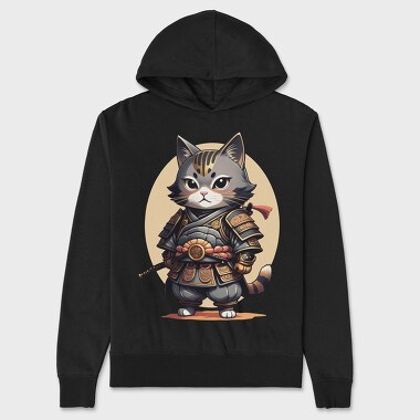 Samuraicat, Unisex Men's Hoodie