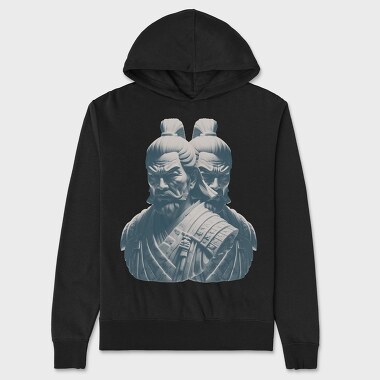 Samurais Monochrome, Unisex Men's Hoodie