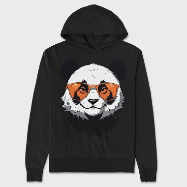 Panda Sungalsses, Unisex Men's Hoodie