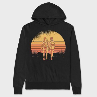 Partner Retro Sunset, Unisex Men's Hoodie