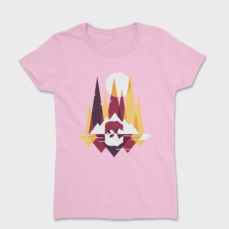 Bear Mountain Geometric, Women's T-Shirt