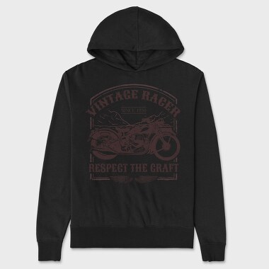 Vintage Racer, Unisex Men's Hoodie