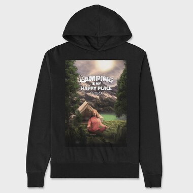 Унисекс Мъжко Суичър, Yoga Camping