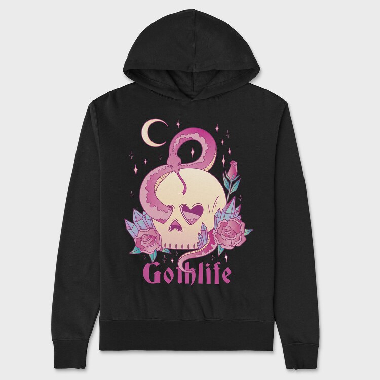 Pastel Goth Life, Унисекс Мъжко Суичър