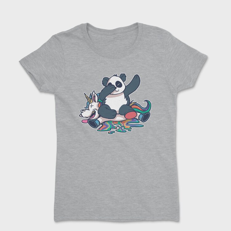 Panda Unicorn Dab, Women's T-Shirt