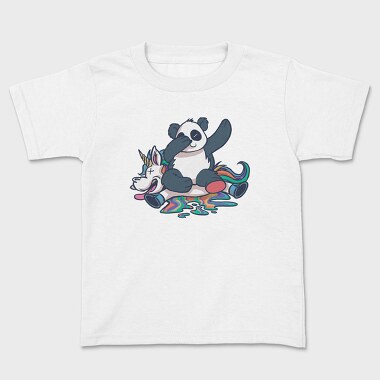 Panda Unicorn Dab, Kids' T-Shirt