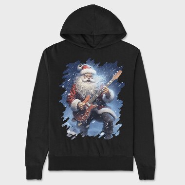Santa Claus Rocking, Unisex Men's Hoodie