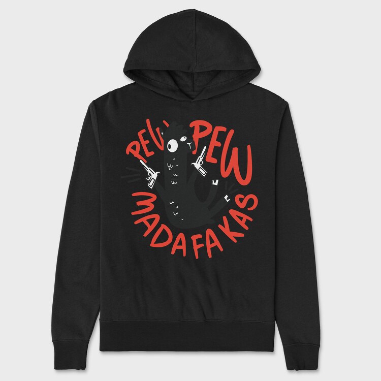 Pew Pew Llama, Unisex Men's Hoodie