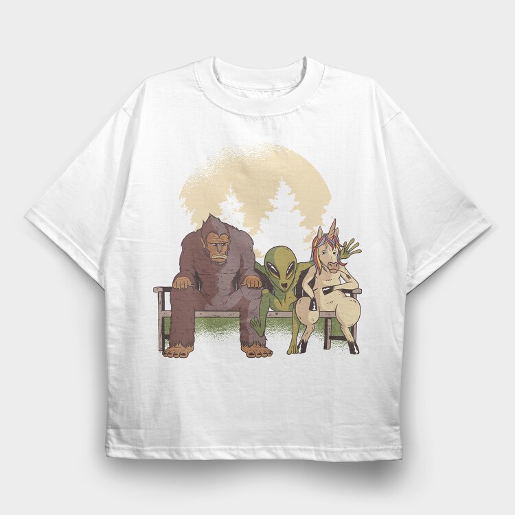 Mushroom Alien 2, Unisex Men's T-Shirt