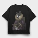 Mushroom Cat Hat, Unisex Men's T-Shirt
