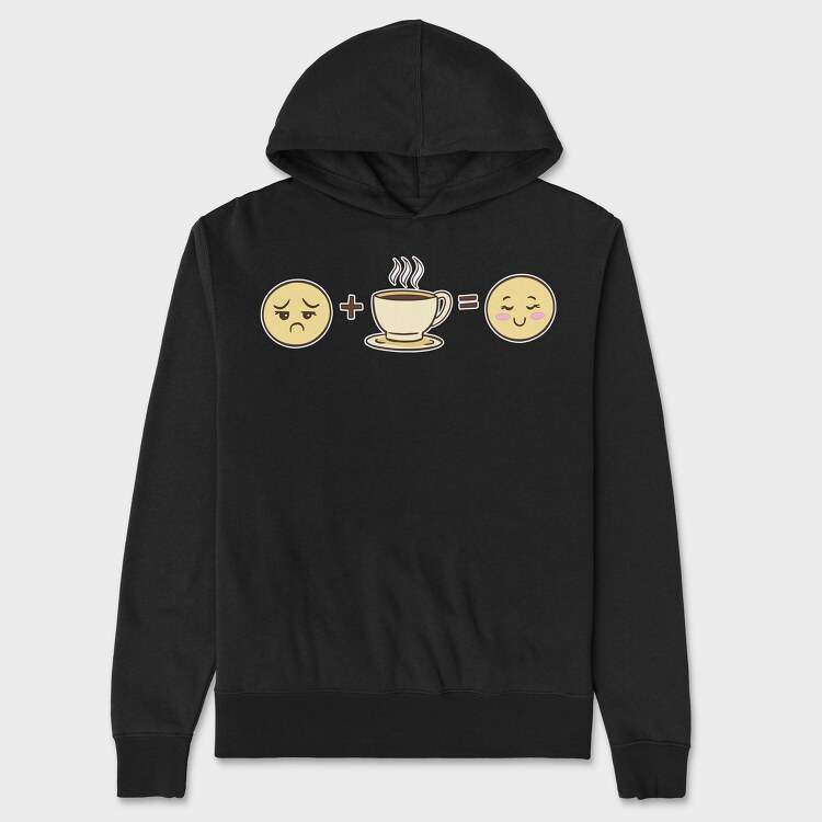 Coffee Emojis, Унисекс Мъжко Суичър