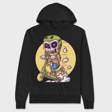 Scooter Bones, Unisex Men's Hoodie