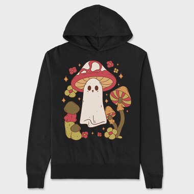 Mushroom Ghost, Unisex Men's Hoodie