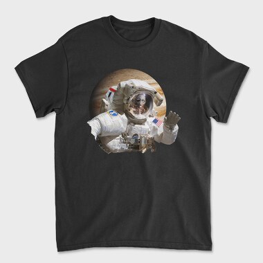 Alien Astronaut, Unisex Men's T-Shirt