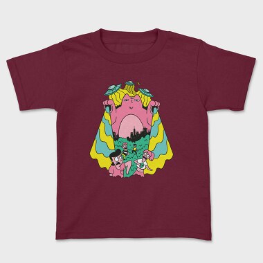 Alien Cat Ufo, Kids' T-Shirt