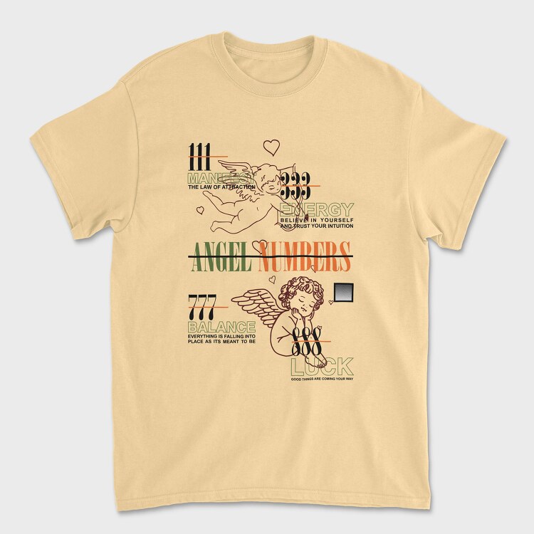 Angel Numbers 1, Unisex Men's T-Shirt