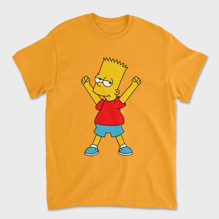 Bart Simpson 02, Unisex Men's T-Shirt