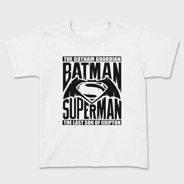 Batman Superman, Kids' T-Shirt