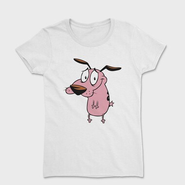 Cartoon Retro Courage the Cowardly Dog 5, Women's T-Shirt