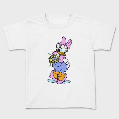Cartoon Retro Daisy Duck 5, Детска Тениска