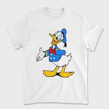Cartoon Retro Donald Duck 2, Unisex Men's T-Shirt