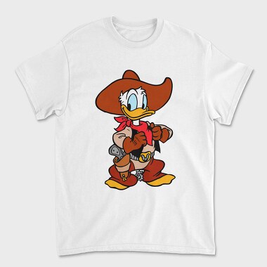 Cartoon Retro Donald Duck 3, Unisex Men's T-Shirt