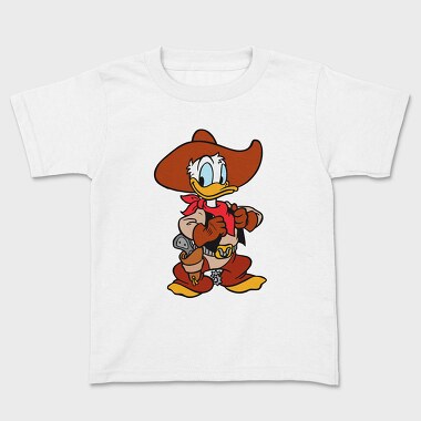 Cartoon Retro Donald Duck 3, Kids' T-Shirt