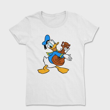 Cartoon Retro Donald Duck 4, Дамска Тениска