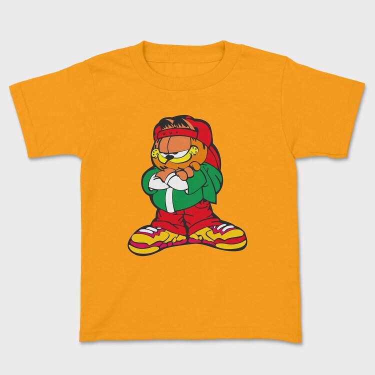 Cartoon Retro Garfield 2, Kids' T-Shirt