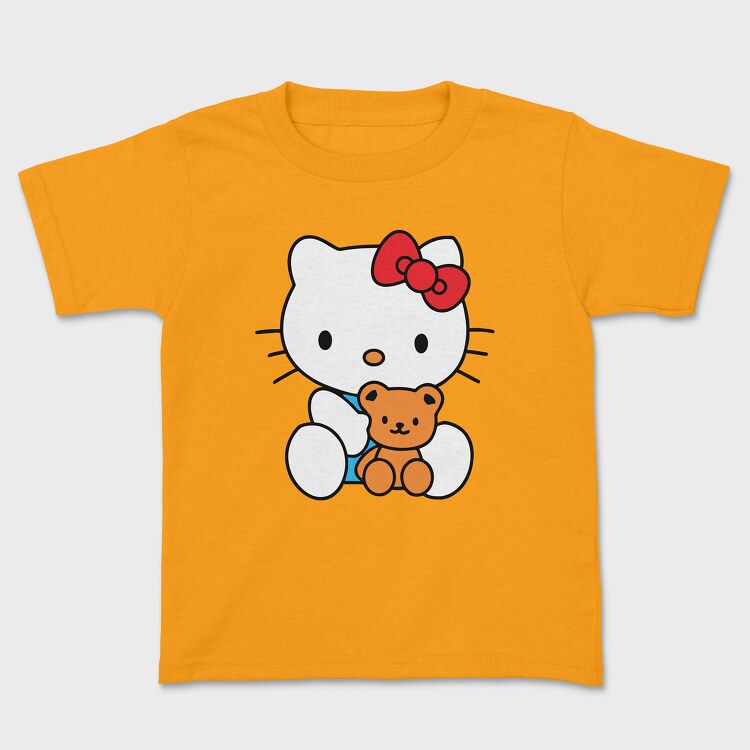 Cartoon Retro Hello Kitty 5, Kids' T-Shirt