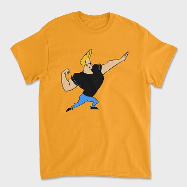 Cartoon Retro Johny Bravo 3, Унисекс Мъжка Тениска