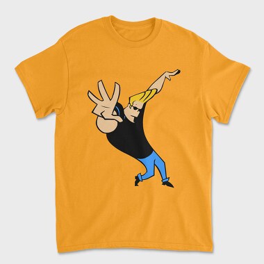 Cartoon Retro Johny Bravo 4, Унисекс Мъжка Тениска