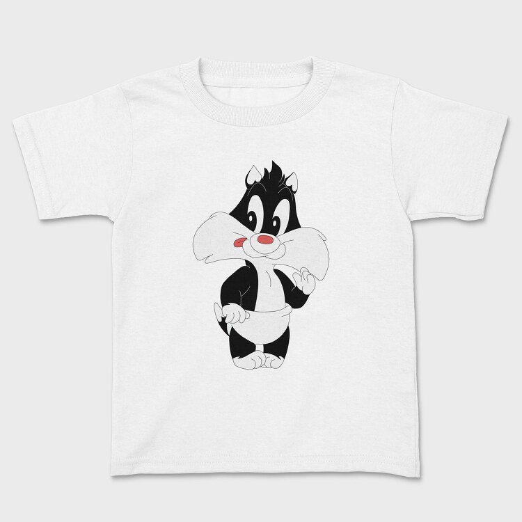 Cartoon Retro Looney Tunes Tiny 3, Kids' T-Shirt