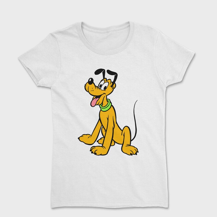 Cartoon Retro Pluto 5, Дамска Тениска