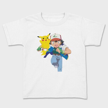 Cartoon Retro Pokemon 2, Kids' T-Shirt