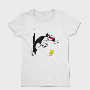 Cartoon Retro Silvestre 1, Women's T-Shirt