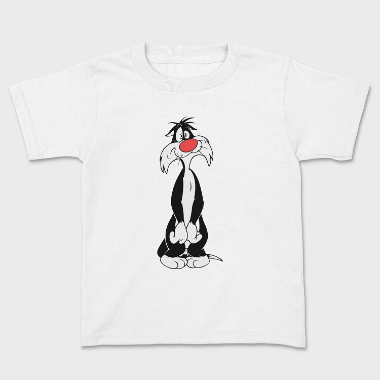 Cartoon Retro Silvestre 4, Kids' T-Shirt