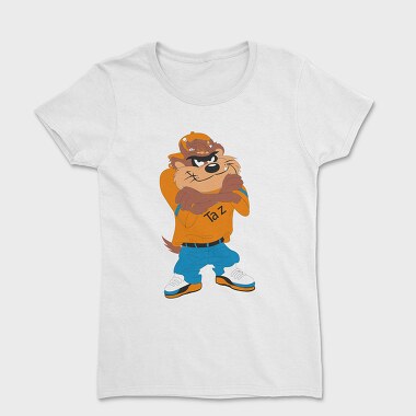 Cartoon Retro Tazmania 3, Дамска Тениска