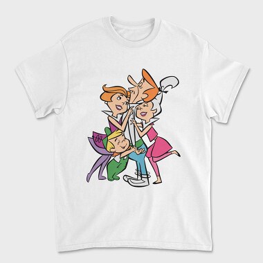 Cartoon Retro the Jetsons 4, Unisex Men's T-Shirt