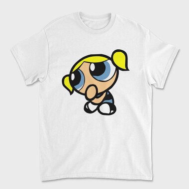 Cartoon Retro the Powerpuff Girls 3, Unisex Men's T-Shirt