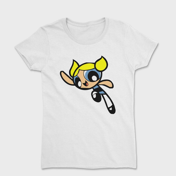 Cartoon Retro the Powerpuff Girls 4, Дамска Тениска