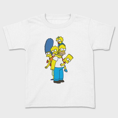 Cartoon Retro the Simpsons 1, Kids' T-Shirt
