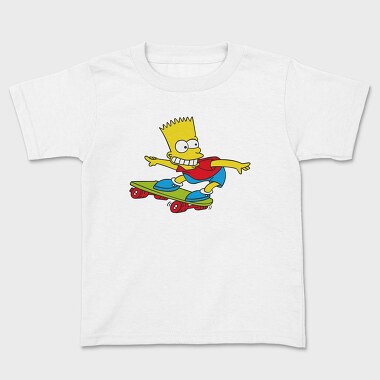 Kids' T-Shirt, Cartoon Retro the Simpsons 5