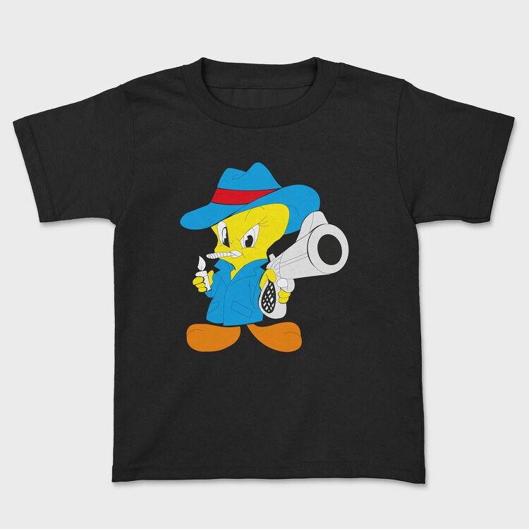 Cartoon Retro Tweety 3, Kids' T-Shirt