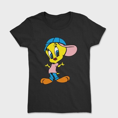 Cartoon Retro Tweety 4, Women's T-Shirt