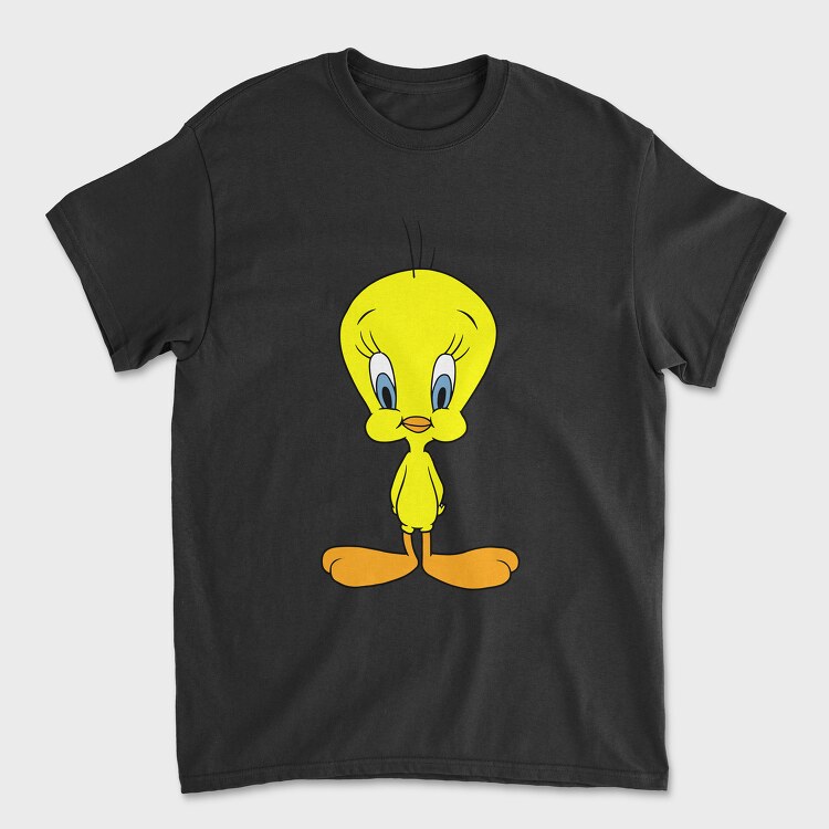 Cartoon Retro Tweety 5, Унисекс Мъжка Тениска